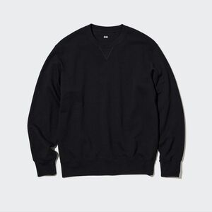 Uniqlo Men's Crewneck Black Sweatshirt